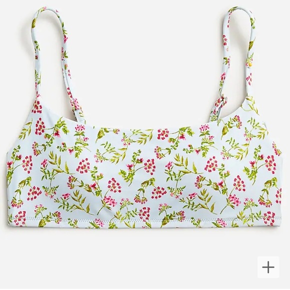 J.Crew NWT scoopneck bikini top size XL - Picture 1 of 8